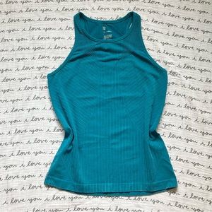 High neck workout tank top